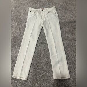 Tommy Bahama Vintage Slim Weftside Keys Denim Ivory Jeans 35x32